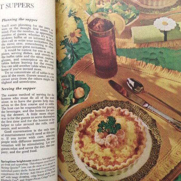 Guide to Entertaining 1969 Better Homes & Gardens: Party Planner Menus Recipes - Picture 7 of 11